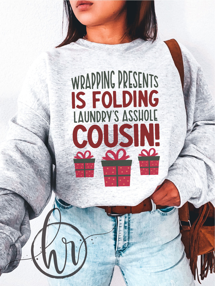 Wrapping Presents Is Folding Laundry's Ahole Cousin! Hippie Runner