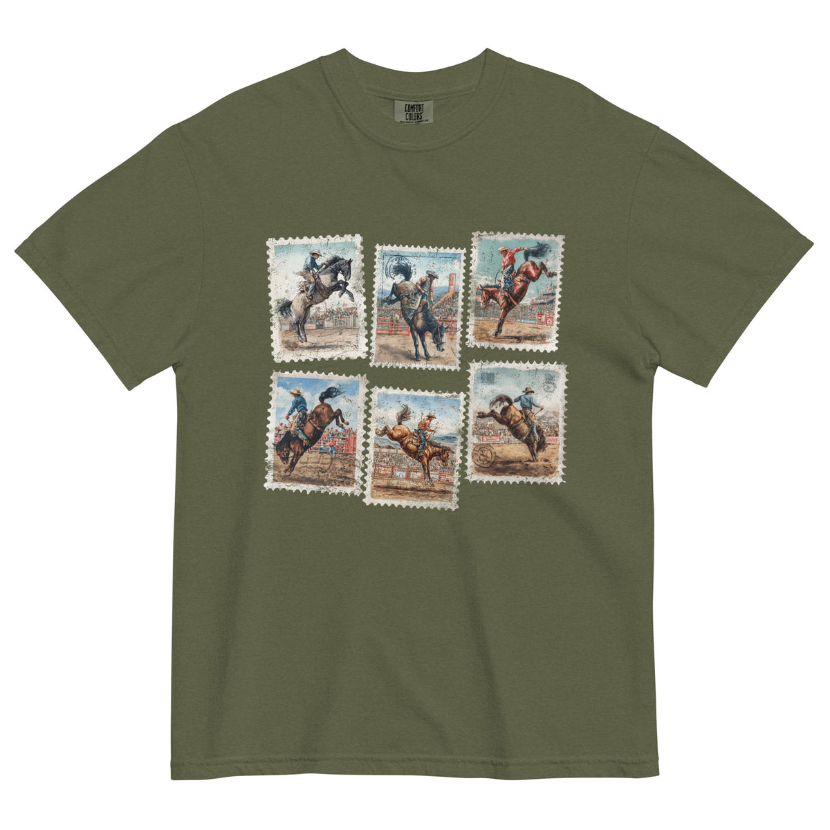 Dear Rodeo ~ Unisex Short Sleeve CC Garment Dyed T-Shirt Printed in th ...